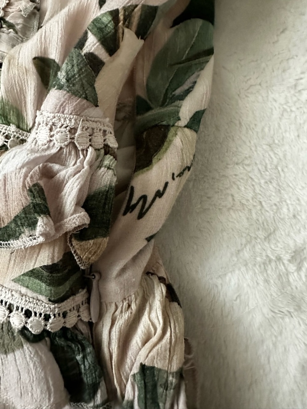 AllSaints Zora Alessandra Floral Lace-Trimmed Dress size 4 - Picture 7 of 16